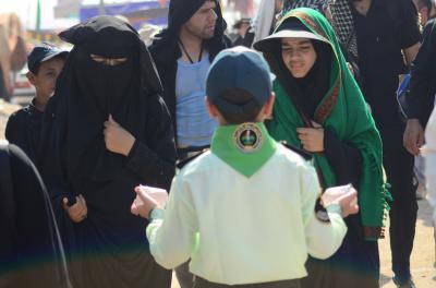 جمعيّةُ كشّافة الكفيل تُشارك في خدمة زائري أربعينيّة الإمام الحسين (عليه السلام) من خلال محطّاتٍ خدميّة وأخرى فكريّة وثقافيّة