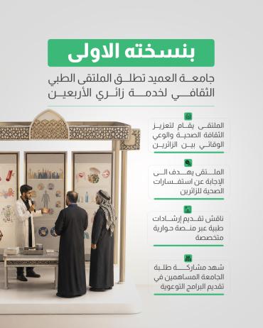  جامعة العميد تطلق الملتقى الطبي الثقافي لخدمة زائري الأربعين