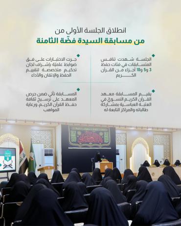 انطلاق الجلسة الأولى من مسابقة السيدة فضّة الثامنة