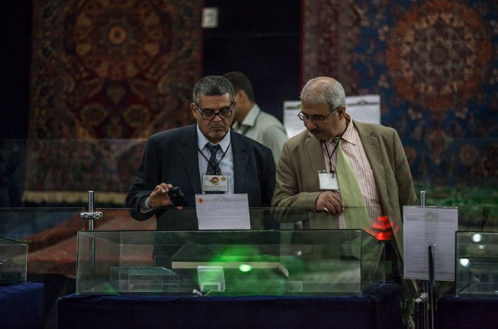 Delegations at the museum 
