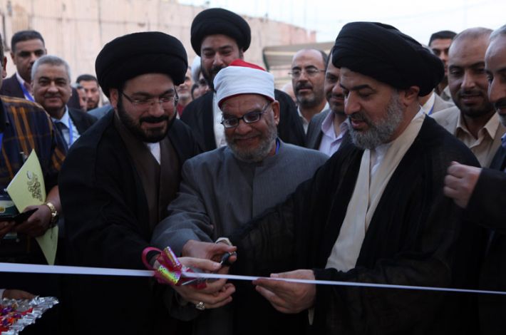 Opening the exhibition