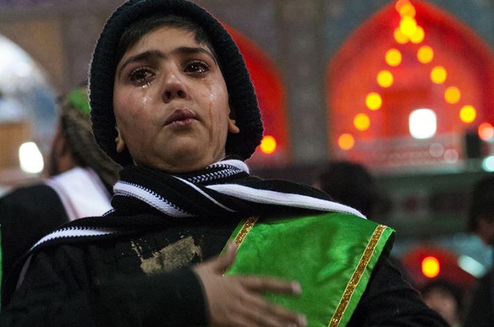 أحد الأطفال المواسين 
