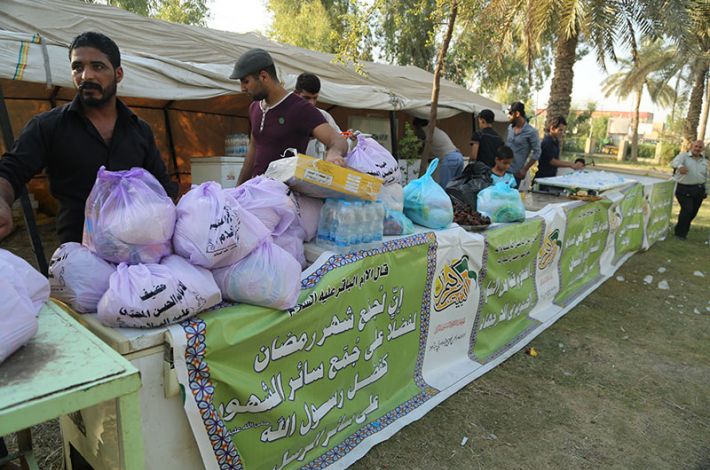 توزیع افطار