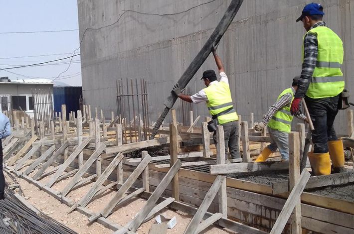 pendant les travaux