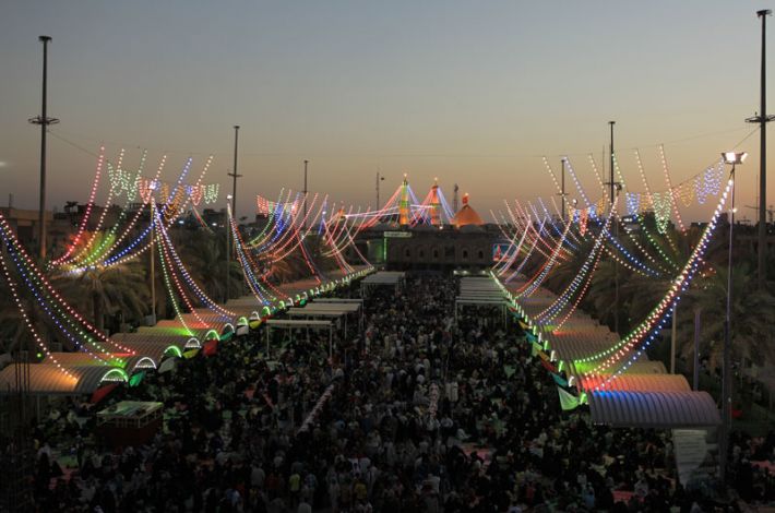 Crowded Between the Holy Shrines