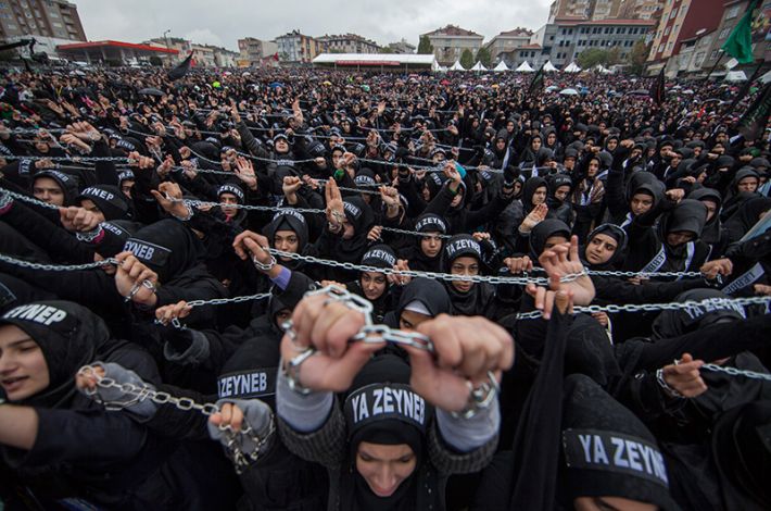 Aşûrâ matem merasiminden bir kesit