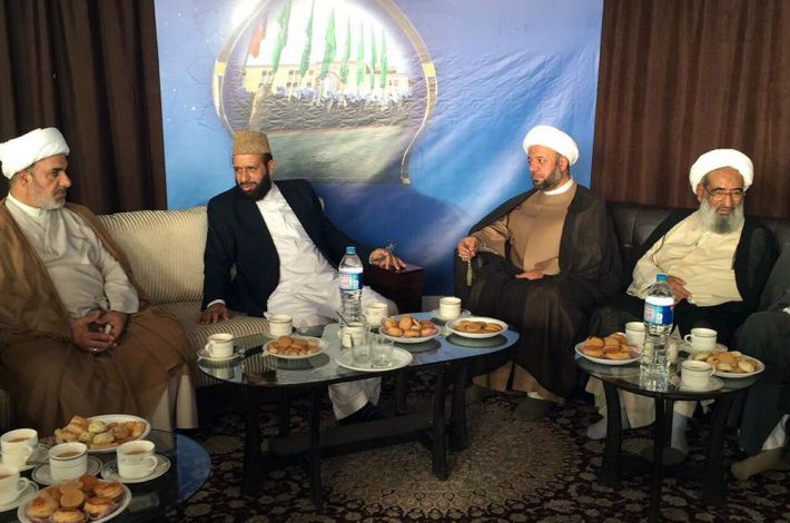 دیدار آقای وزیر با هیات حرم مطهر