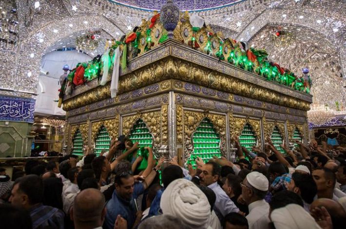 The holy sanctuary of Aba Al-Fadl Al-Abbas (peace be upon him)
