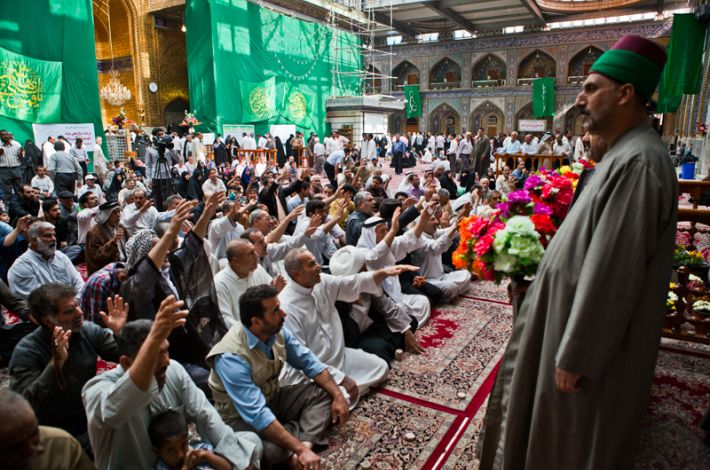 جشن عید غدیر در صحن مطهر
