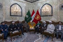 استمرار توافد مختلف الشخصيات والوفود لتهنئة الأمين العام للعتبة العباسية بمناسبة إعادة تعيينه