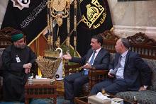 الأمين العام للعتبة العباسية يستقبل وزير التربية ويطلعه على المشاريع التربوية