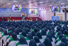 طالبات جامعات بابل يؤكدن أهمية الالتزام بنهج السيدة فاطمة الزهراء (عليها السلام) والتمسك بالعفة والثبات