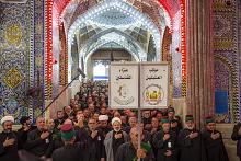 خدمة العتبتين المقدستين يحيون ذكرى شهادة الإمام الحسن العسكري (عليه السلام)