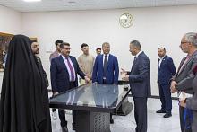 جامعة الكفيل تبحث أطر التعاون العلمي والبحثي مع كلية الحلة الجامعة