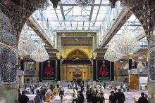 العتبة العباسية المقدسة تنشر السواد ولافتات الحزن بذكرى شهادة النبي الأكرم محمد (صلّى الله عليه وآله)