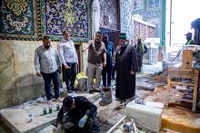 العتبة العباسية تصل إلى المراحل النهائية في تأهيل باب الإمام محمد الجواد (عليه السلام)