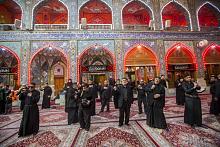 العتبةُ العبّاسيةُ المقدّسة ترفعُ رايات الحزن وتستقبل مواكب العزاء بذكرى استشهاد الإمام علي الهادي (عليه السلام) 