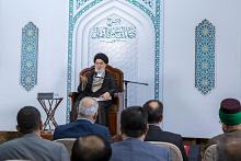 أستاذ الحوزة العلمية العلّامة السيد أحمد الصافي يُلقي المحاضرة العلميّة الأسبوعية الخامسة في شرح دعاء أبي حمزة الثمالي