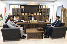العتبة العباسية تقدّم دعوة لجامعة نينوى للمشاركة في حفل التخرّج المركزي للطلبة