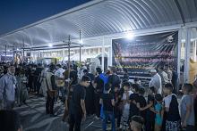 موكب العتبة العباسية يقدم خدماته لزائري الإمام محمد الجواد (عليه السلام)