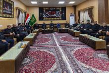 تكريم وفد العتبة العباسية المقدسة لمشاركته في تقديم الخدمات لزائري مرقد الإمامين العسكريّين (عليهما السلام)