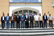 وفد المجمع العلمي يستعد لإطلاق المشروع القرآنيّ لطلبة الجامعات في الديوانية
