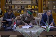  العتبة العباسية ومؤسسة السجناء السياسيين توقعان اتفاقية للتعاون المشترك
