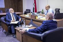 قسم التطوير يبحث مع ديوان الوقف الشيعي آفاق التعاون في مجال التدريب والتطوير المؤسسي