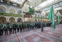 بذكرى ولادة أبي الفضل العباس (عليه السلام).. خدمة العتبة العباسية المقدسة يؤدون مراسم الممارسة العبادية