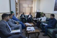 قسما الإعلام والعلاقات العامة يبحثان تغطية حفل تخرج طلبة الجامعات العراقية