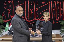 على محور بغداد.. المشرف على الموكب الثقافي العام يكرّم عددًا من المشاركين في فعالياته