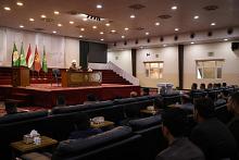 الشؤون الفكرية يناقش عمل مُلتقى القمر مع وفدٍ تربوي من بابل