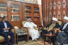 وفدُ قسم المعارف يزور مكتبة الشيخ فريق آل فرعون في النجف الأشرف