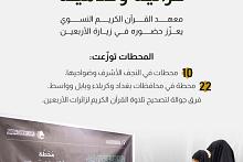   معهد القرآن الكريم النسوي يعزّز حضوره في زيارة الأربعين