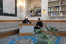 قسم الشؤون الدينية.. عملٌ متواصلٌ لخدمة الزائرين والإجابة عن أسئلتهم