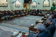 العتبة العباسية المقدسة تواصل إقامة مجالسها العزائية بذكرى شهادة الإمام علي (عليه السلام)