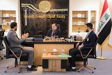 المجمع العلمي يناقش مع جامعة الفرات الأوسط إطلاق المشروع القرآني لطلبة الجامعات