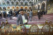 قسم رعاية الصحن الشريف يباشر تقديم خدماته للزائرين في شهر رمضان المبارك