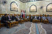 نائب الأمين العام للعتبة العباسية المقدسة يستقبل القنصل التركي في النجف الأشرف