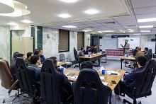 قسم الإعلام يقيم دورة تدريبية متقدمة عن المهارات الإعلامية لملاكاته