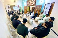 قسم الشؤون الفكريّة يُقيم جلسةً حواريّة لممثلي المواكب في ذي قار