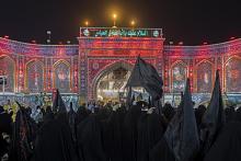 المواكب العزائية تحيي ذكرى شهادة السيدة الزهراء (عليها السلام) في كربلاء