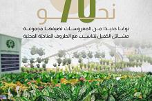 نحو 70 نوعًا جديدًا من المغروسات تضيفها مجموعة مشاتل الكفيل تتناسب مع الظروف المناخيّة المحلية