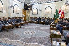 العتبة العباسية المقدسة تقيم مجلس عزاء بمناسبة ذكرى شهادة الإمام الباقر (عليه السلام)