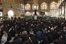 موكب أهالي كربلاء يحيي ذكرى شهادة السيدة الزهراء (عليها السلام) في النجف الأشرف