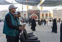 قسم حفظ النظام يقدم الرعاية المتكاملة للزائرين من كبار السن وذوي الاحتياجات الخاصة