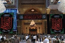 العتبة العباسية المقدسة تنشر السواد ولافتات الحزن إحياء لذكرى شهادة الإمام الباقر (عليه السلام)