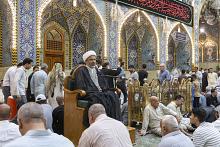 قسم الشؤون الدينية يقيم مجلسًا عزائيًّا لذكر مصائب أهل البيت (عليهم السلام)