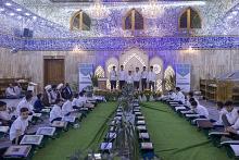 المجمع العلمي يختتم الختمات القرآنية في مقام الإمام المهدي (عجّل الله فرجه)