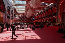في ذكرى دفن الأجساد الطاهرة.. قسم رعاية الصحن الشريف ينهي استعداداته لاستقبال المعزين